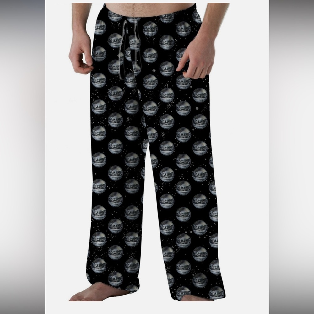 NWT Baby Yoda Men's Pajamas Pants Size - XL Star Wars Mandalorian